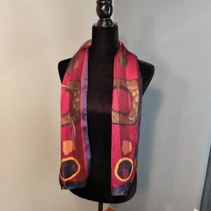 Elaine Gold Silk Scarf